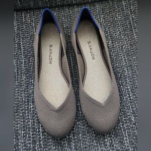 Rothy's Pebble Gray Flats Size 9.5